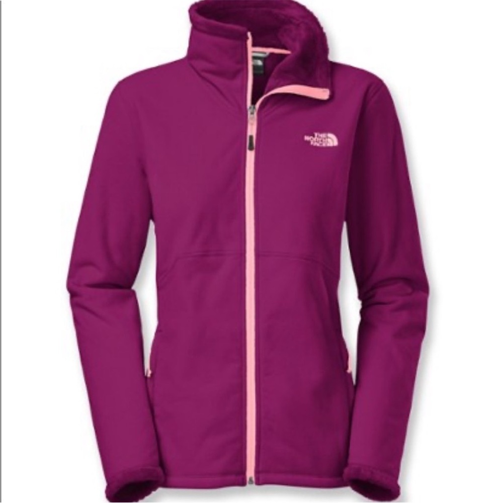 The North Face Morning Glory Purple Fleece Full Zip-Up Jacket